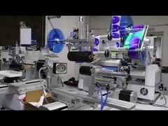 Material de embalaje de madera FK616 Envasador de etiquetas para botellas planas redondas de vidrio de plástico